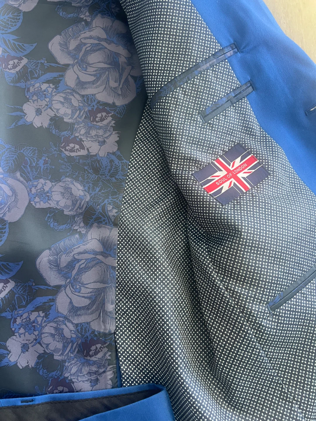Soul of London Blue Suit - Size CAD 34R Men’s Small - photo 4