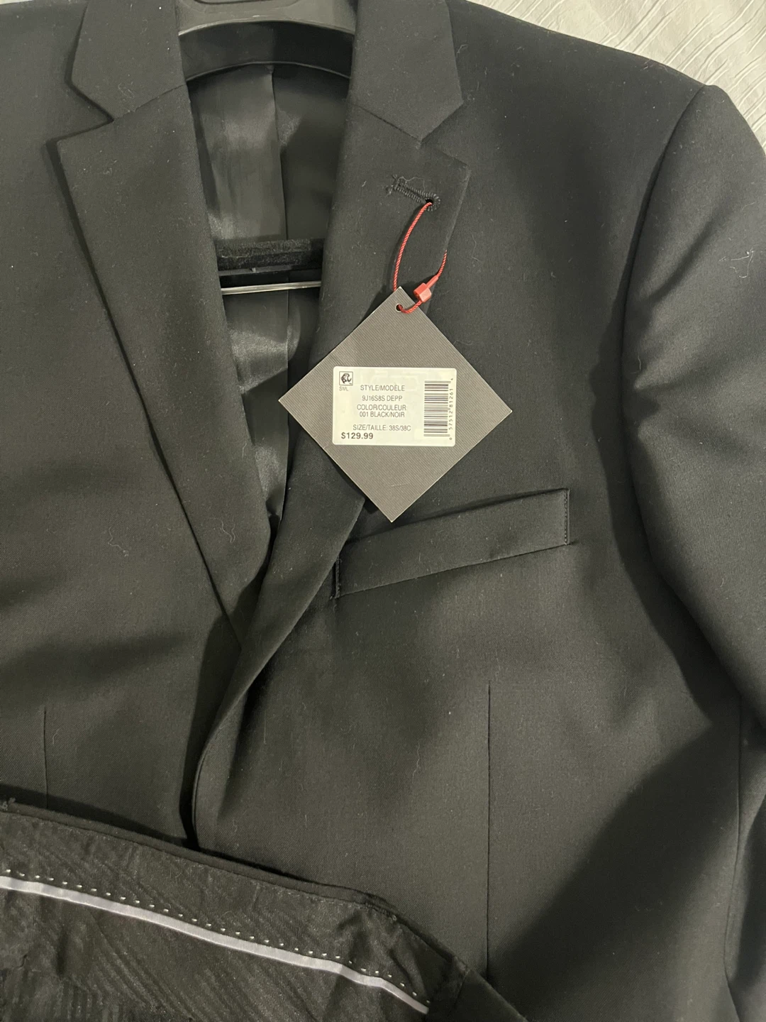 Brand New 1670 Black Suit - Jacket & Pants - photo 2