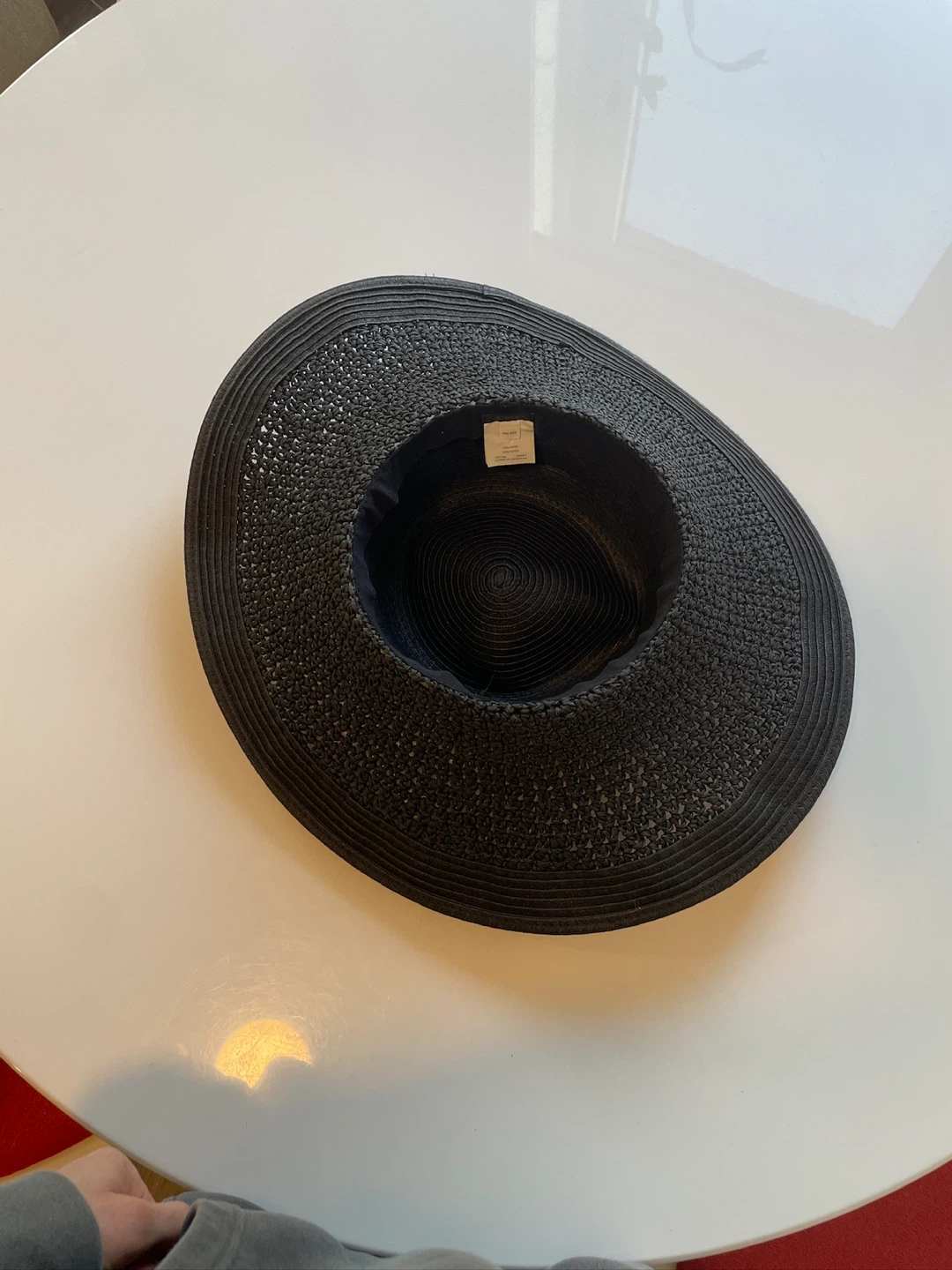 J.Crew Black Wide Brim Sun Hat - One Size - photo 4