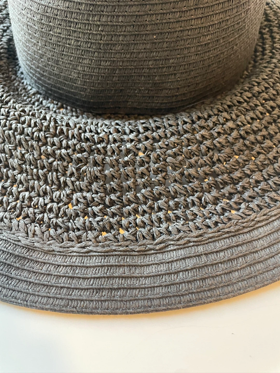 J.Crew Black Wide Brim Sun Hat - One Size - photo 2