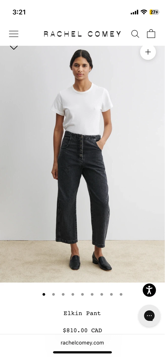 Rachel Comey Elkin Pant - Charcoal Denim