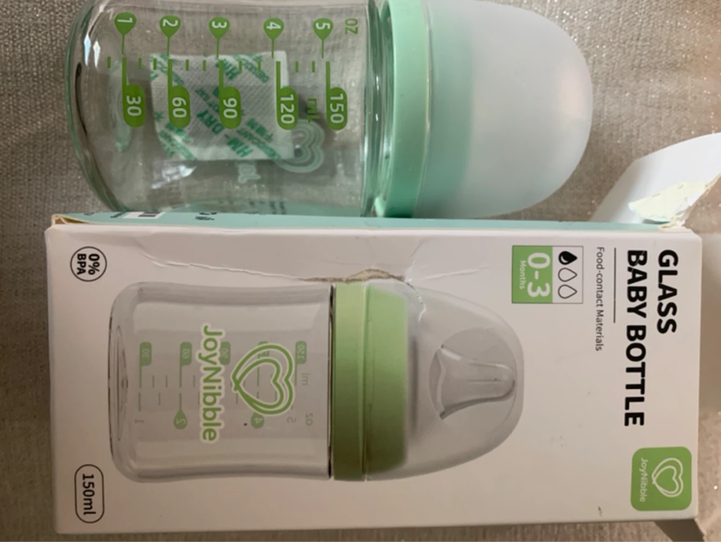 JoyNibble Glass Baby Bottle - photo 2