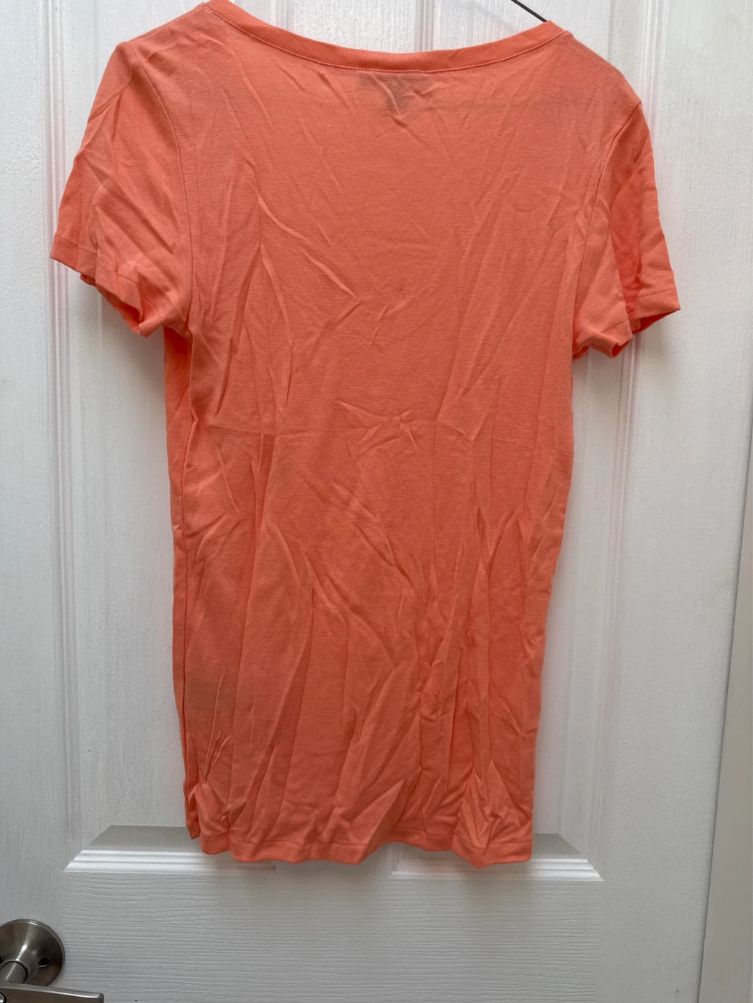 Ralph Lauren Orange V-Neck T-Shirt women’s large - photo 2