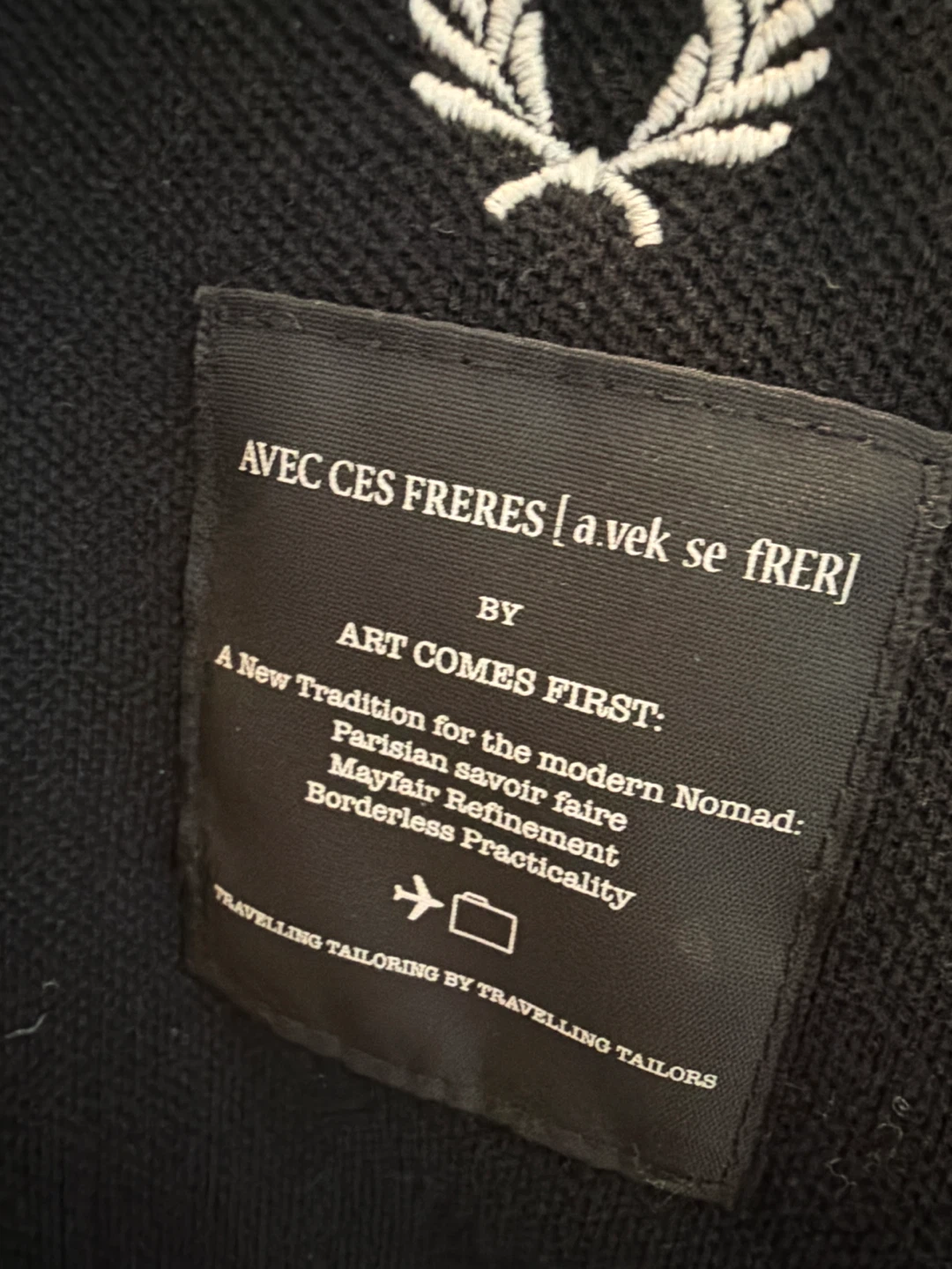 Fred Perry ART COMES FIRST Black Polo Shirt - Size 42 - photo 3