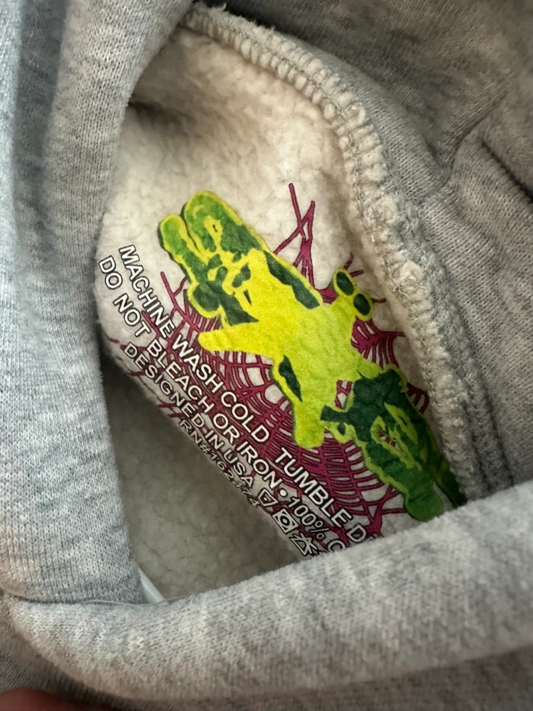 Sp5der Hoodie Grey - photo 3