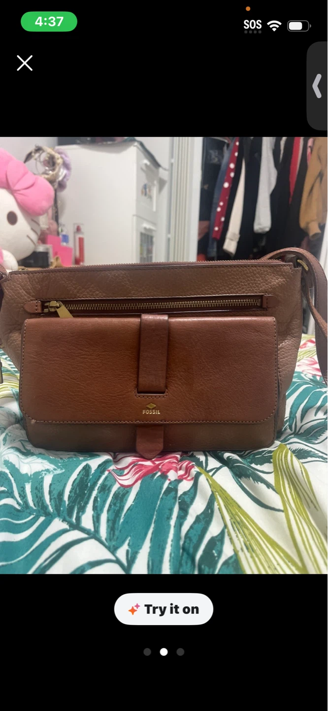 Fossil Leather Shoulder Bag - photo 3