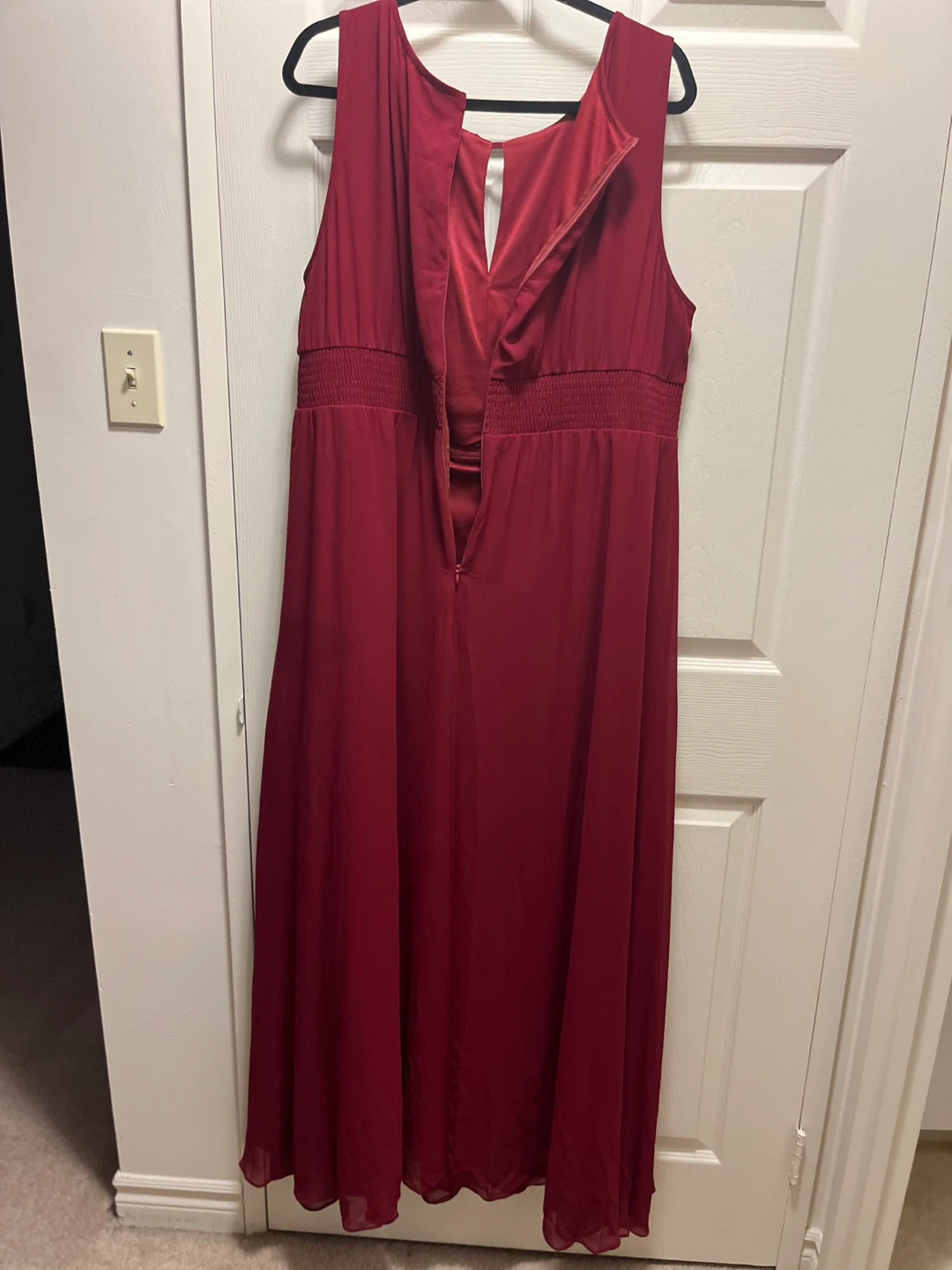 Red Sleeveless Maxi Dress - photo 3
