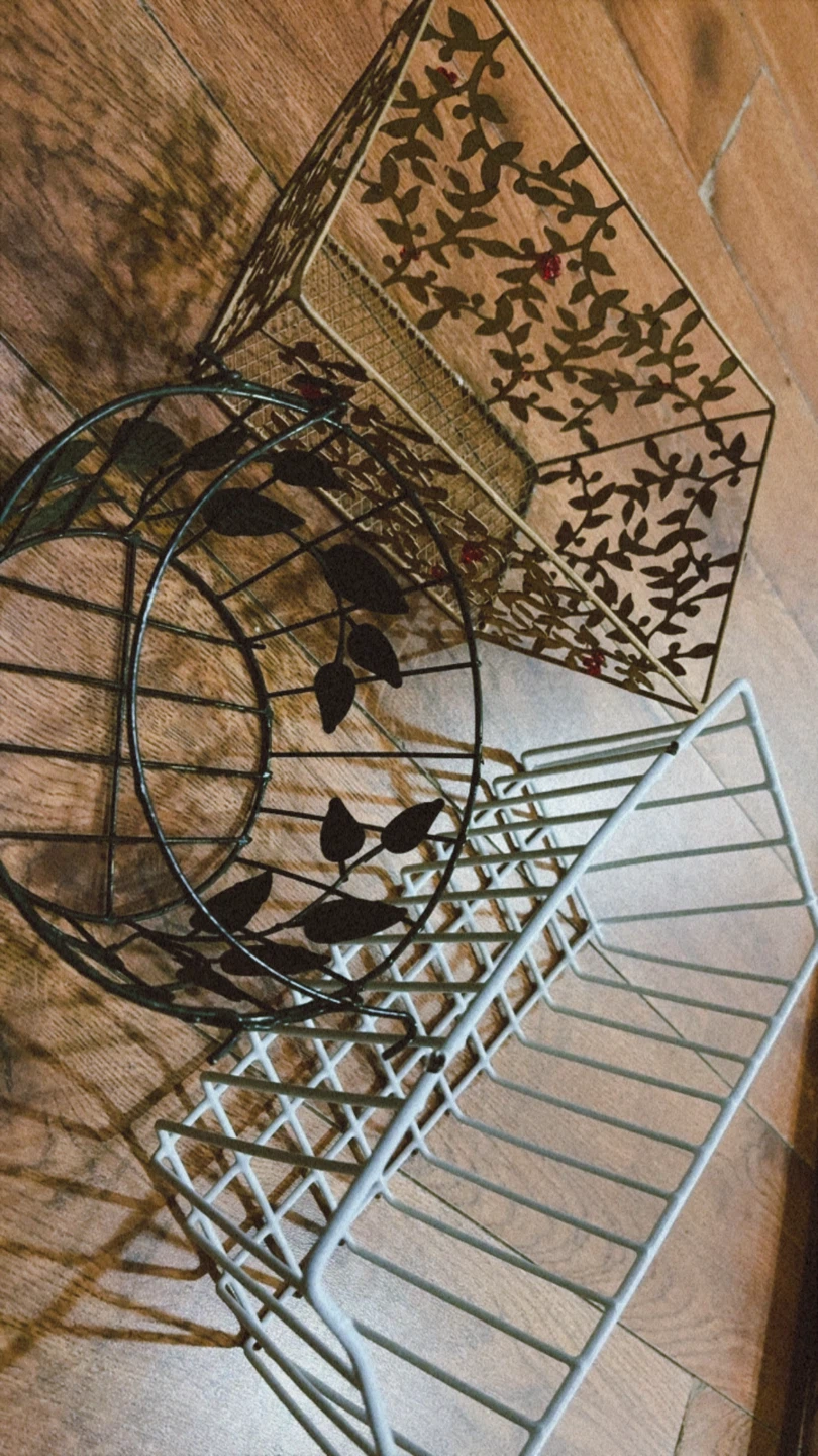 All for one dollar only 🧺 Assorted decorative wire baskets - photo 2
