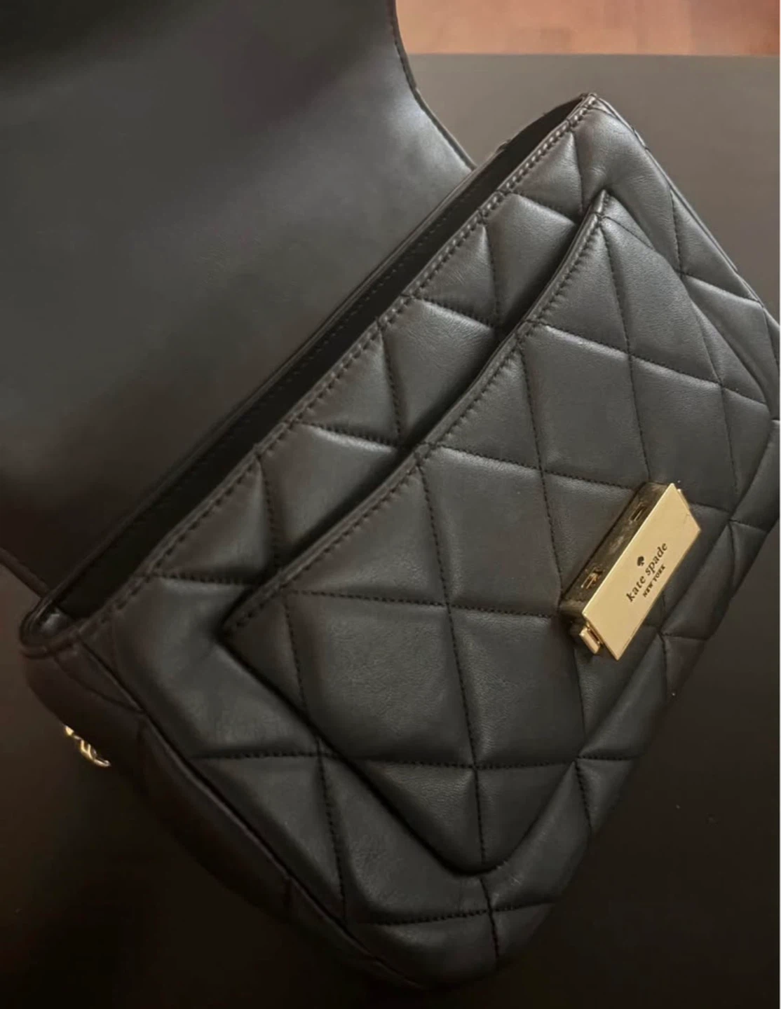Kate Spade Black Quilted Leather Shoulder Bag - photo 5