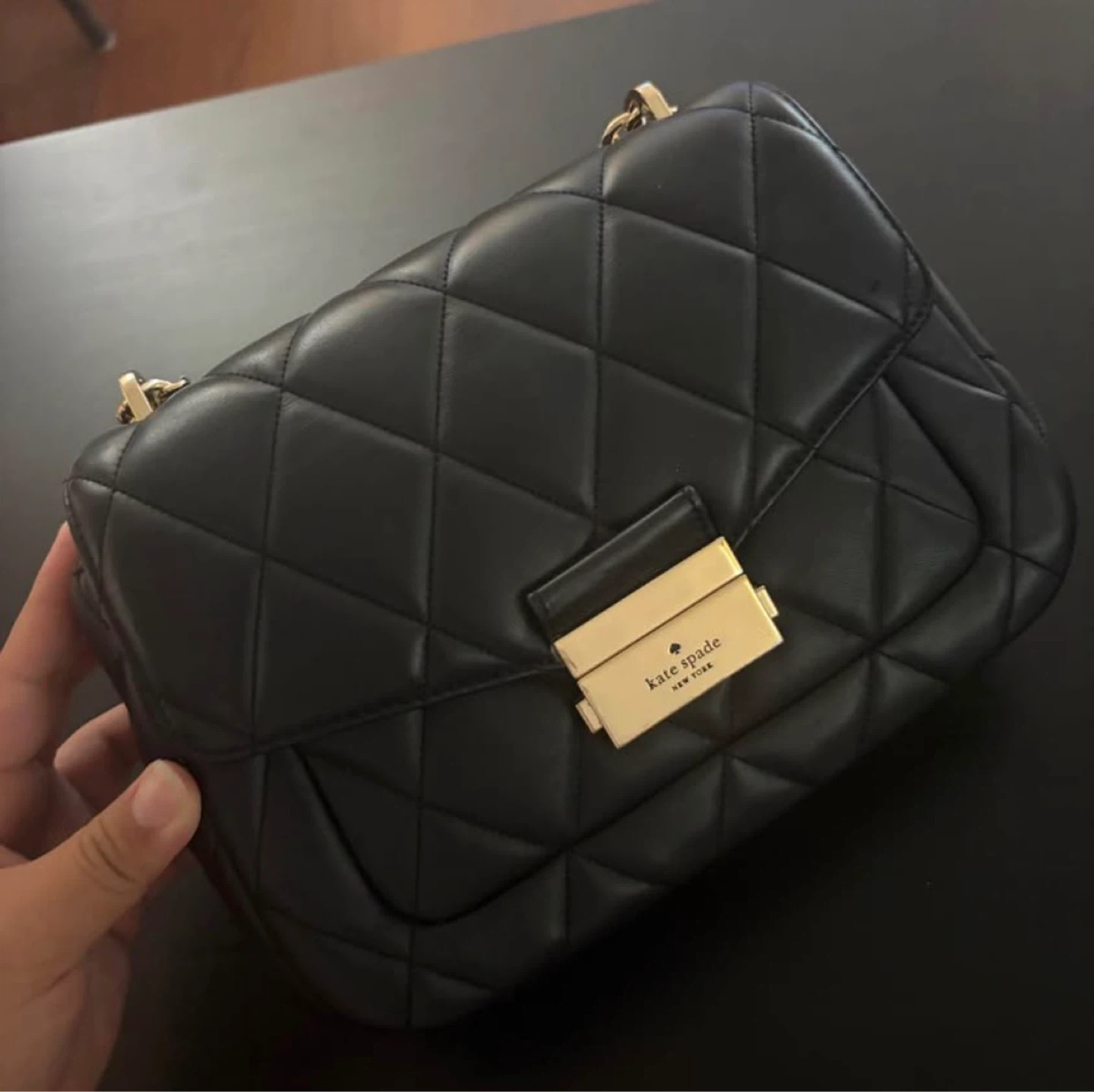 Kate Spade Black Quilted Leather Shoulder Bag - photo 4