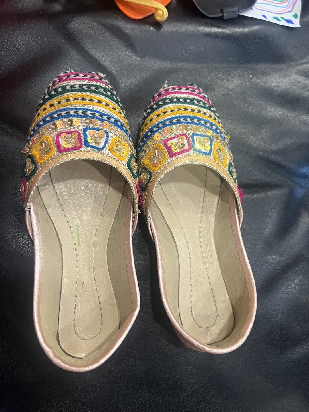 Embroidered Flat Shoes toddler size 7/8