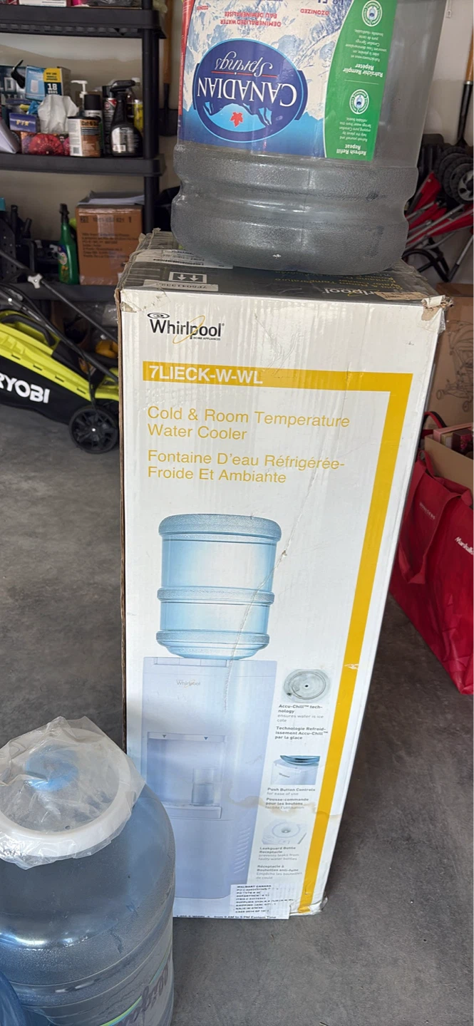 Whirlpool Cold & Room Temperature Water Cooler