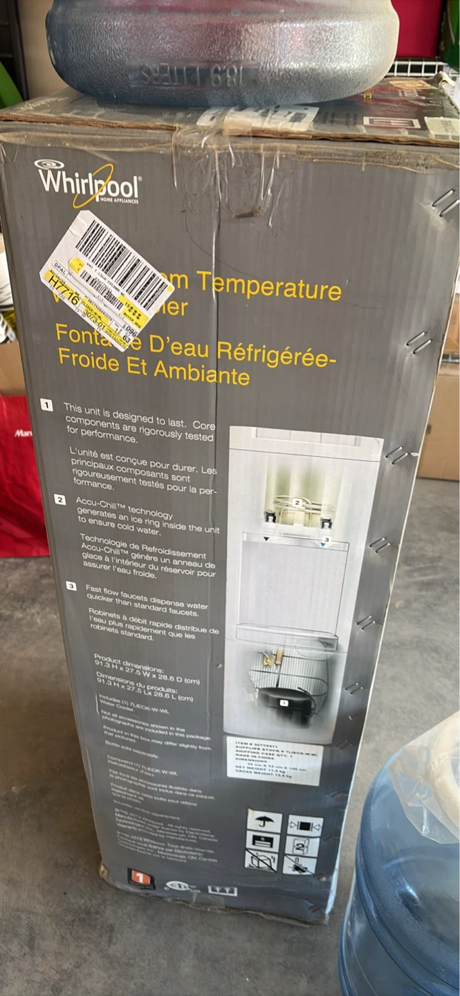 Whirlpool Cold & Room Temperature Water Cooler - photo 4
