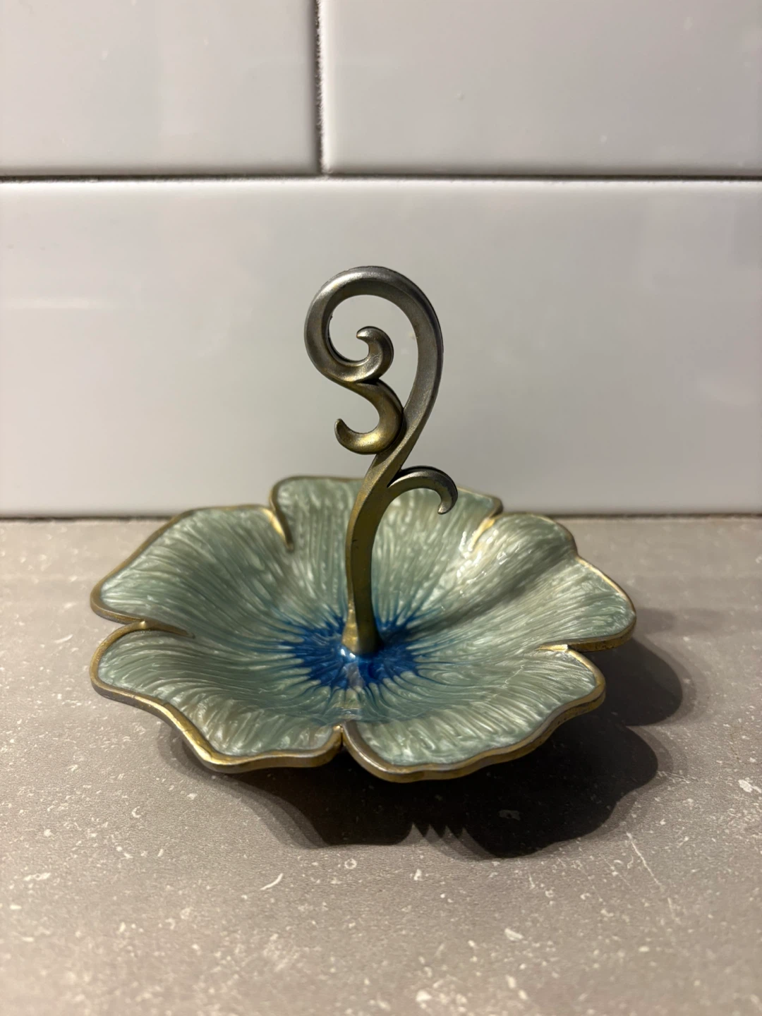 Decorative Flower Trinket Dish