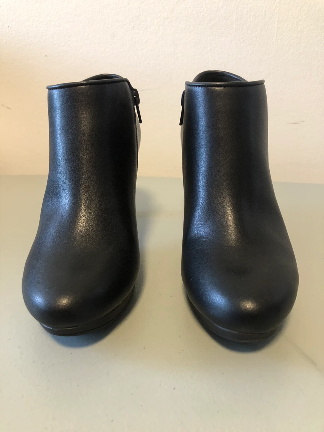 Clarks Collection Black Heeled Ankle Boots