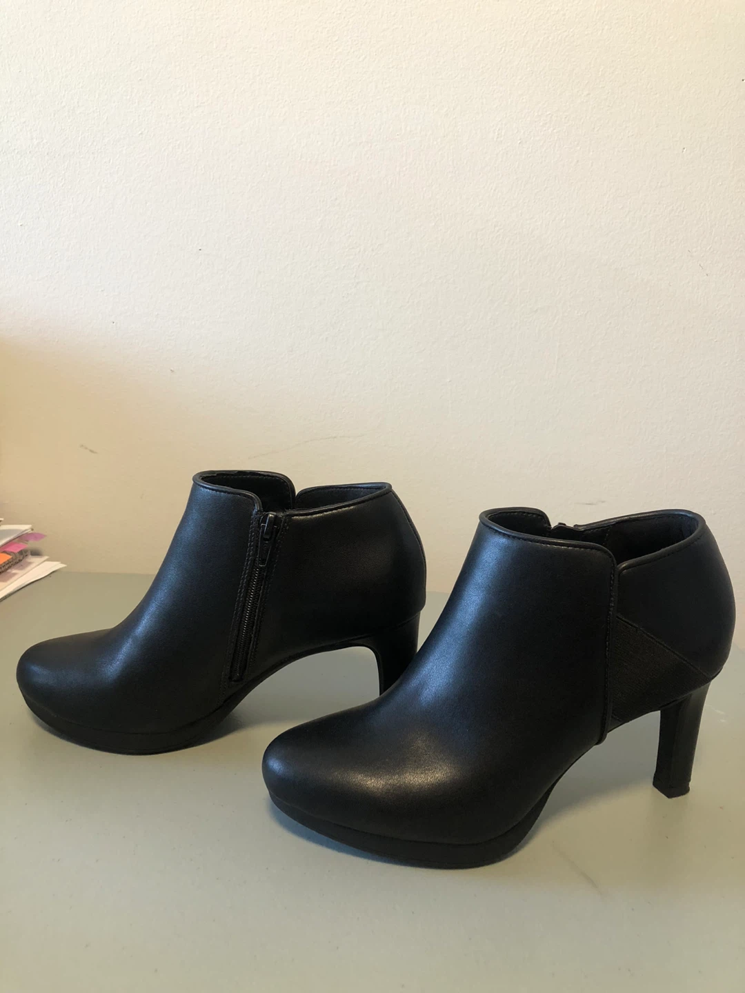 Clarks Collection Black Heeled Ankle Boots - photo 3