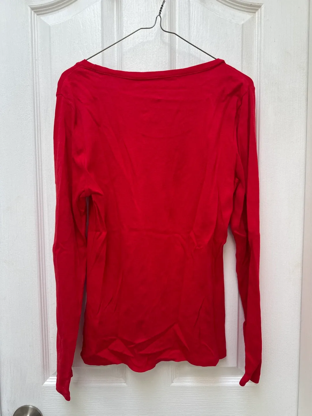 Tommy Hilfiger Red Long Sleeve Shirt women’s large - photo 2