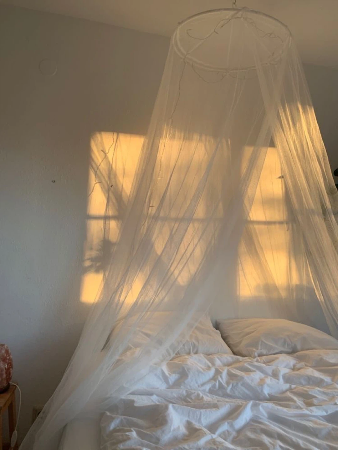 🩷2 Ikea White Net Canopy for Tumblr Princess Aesthetic Bed