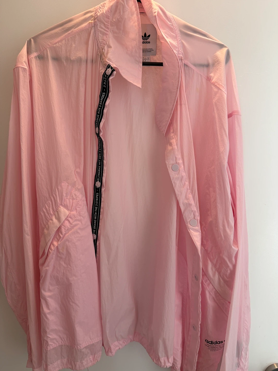 Adidas Pink Lightweight Jacket