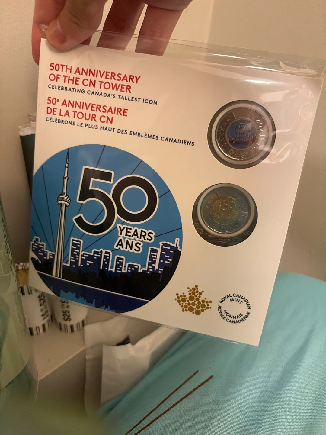 Royal Canadian Mint CN Tower 50th Anniversary Coin Set - photo 2