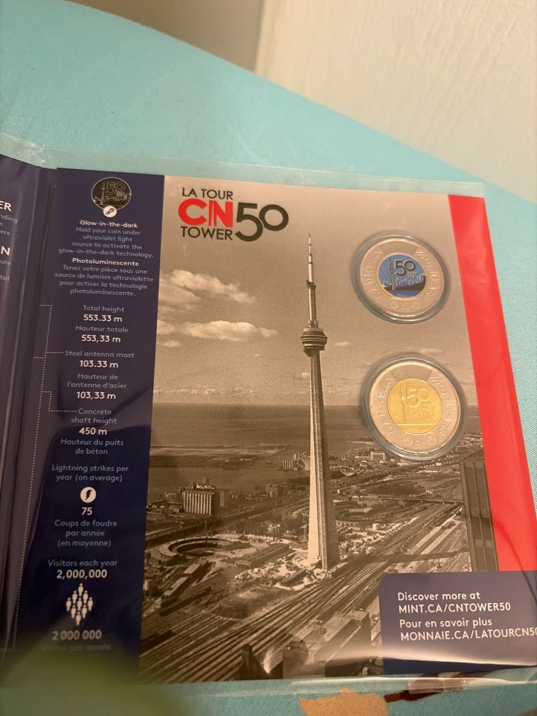 Royal Canadian Mint CN Tower 50th Anniversary Coin Set