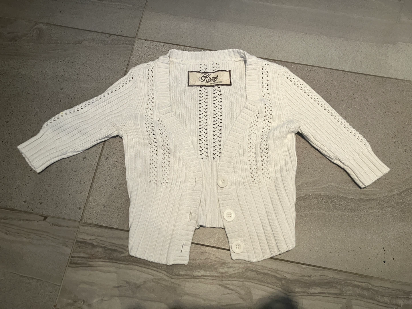 Kismet White  Cardigan