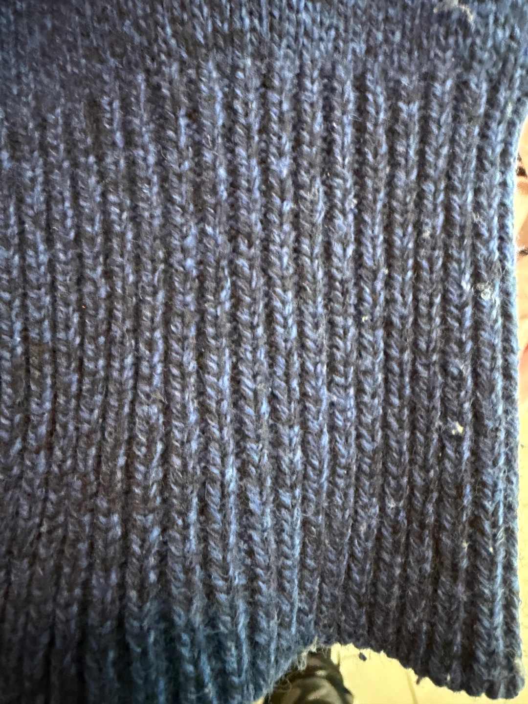 Oliver Spencer Lambs Wool Blue Mock Neck Sweater - photo 2