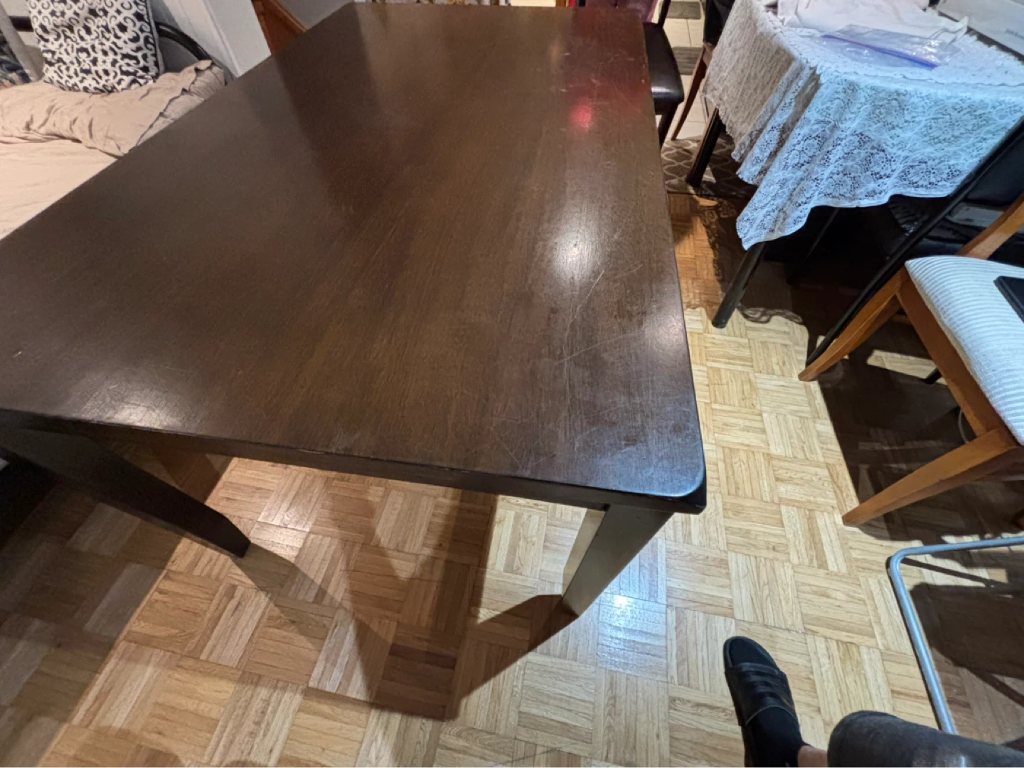 Wooden Dining Table with 4 chairs - photo 3