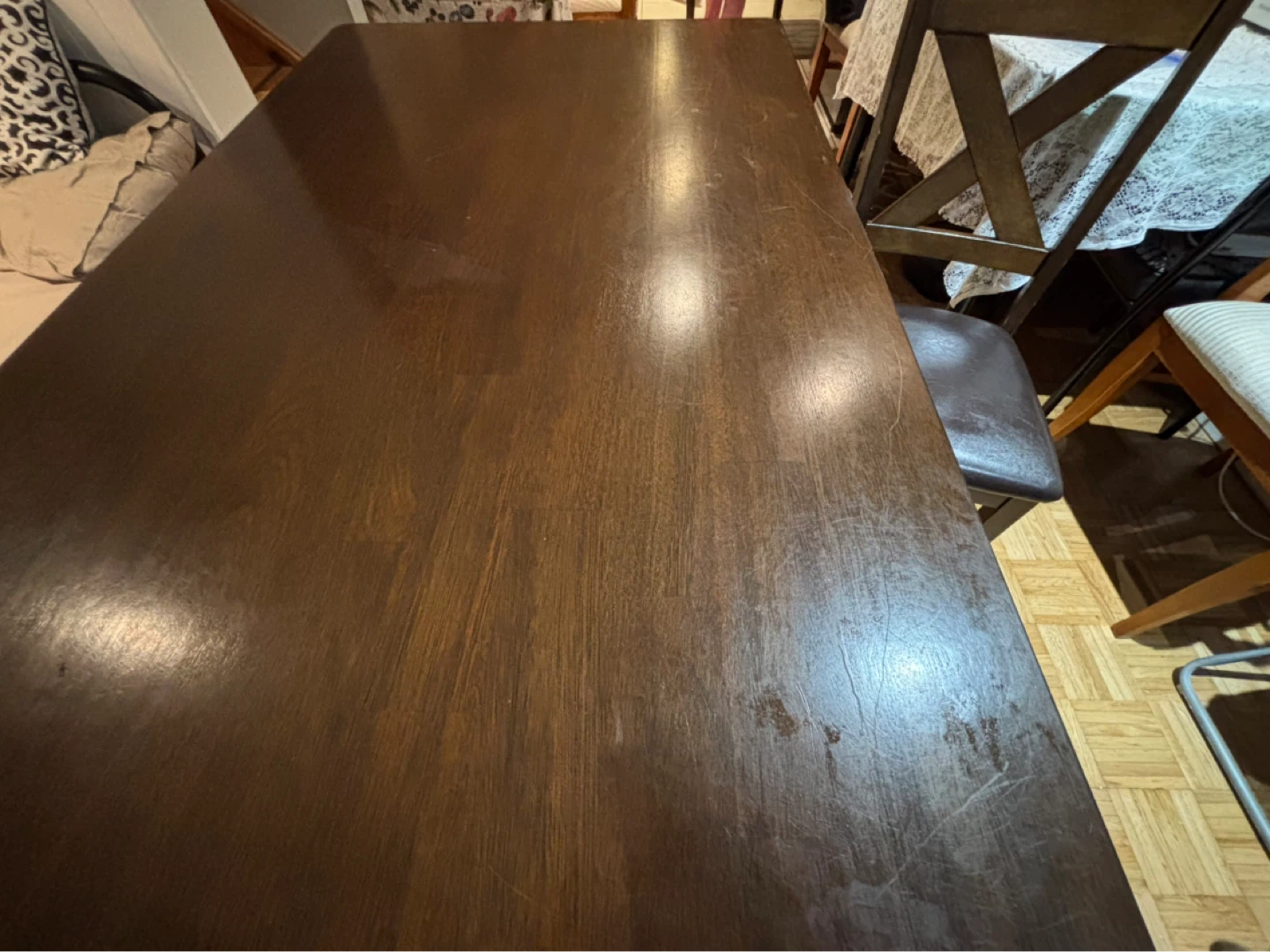 Wooden Dining Table with 4 chairs - photo 4