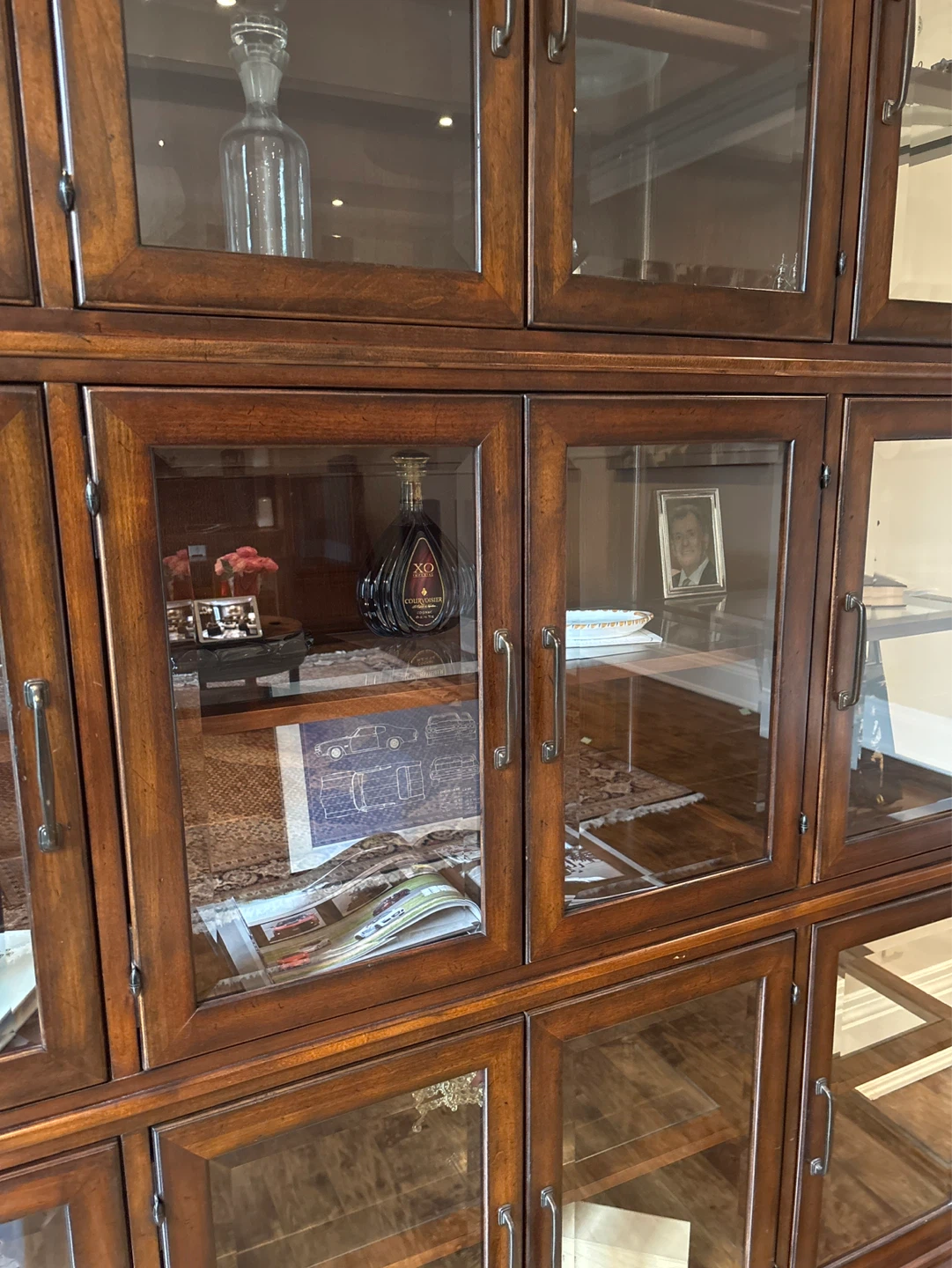 Thomasville Large Wood & Glass Display Cabinet - photo 4