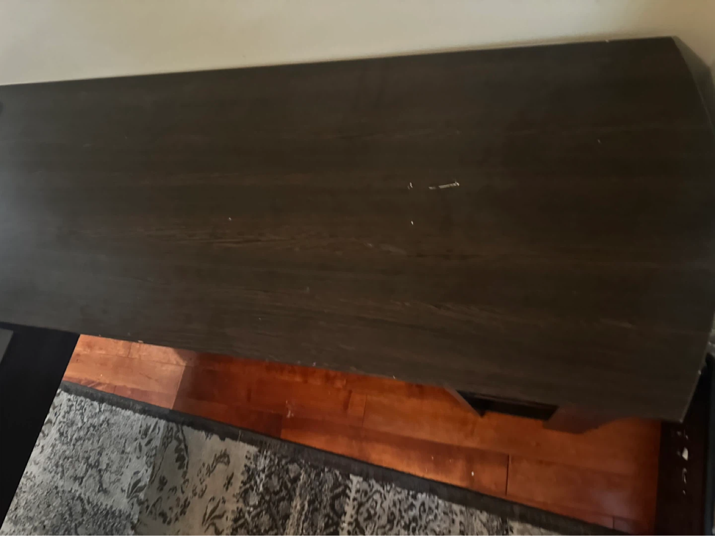 Dark Brown L-Shaped Desk - photo 2
