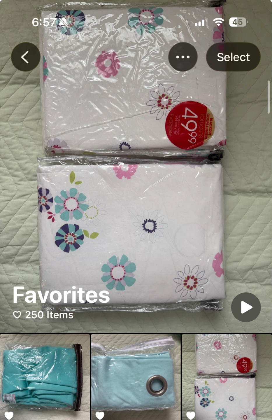 🏡 3 sets of Bouclaire curtains! - photo 3