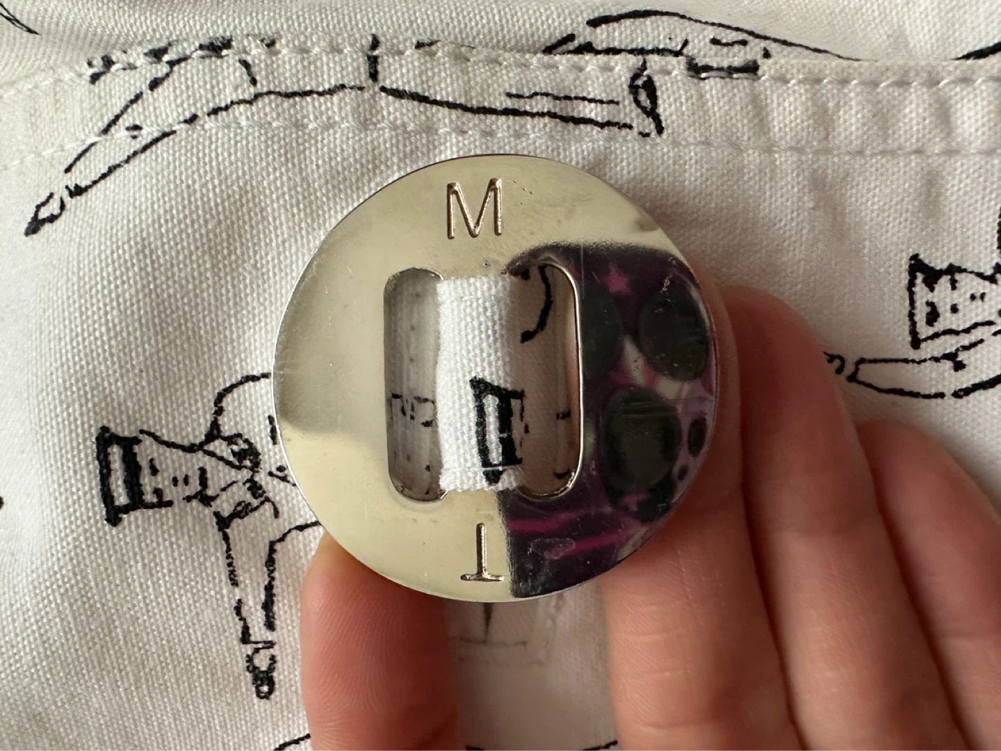 Vintage designer Mariano Toledo White Print Cropped Jacket - photo 4