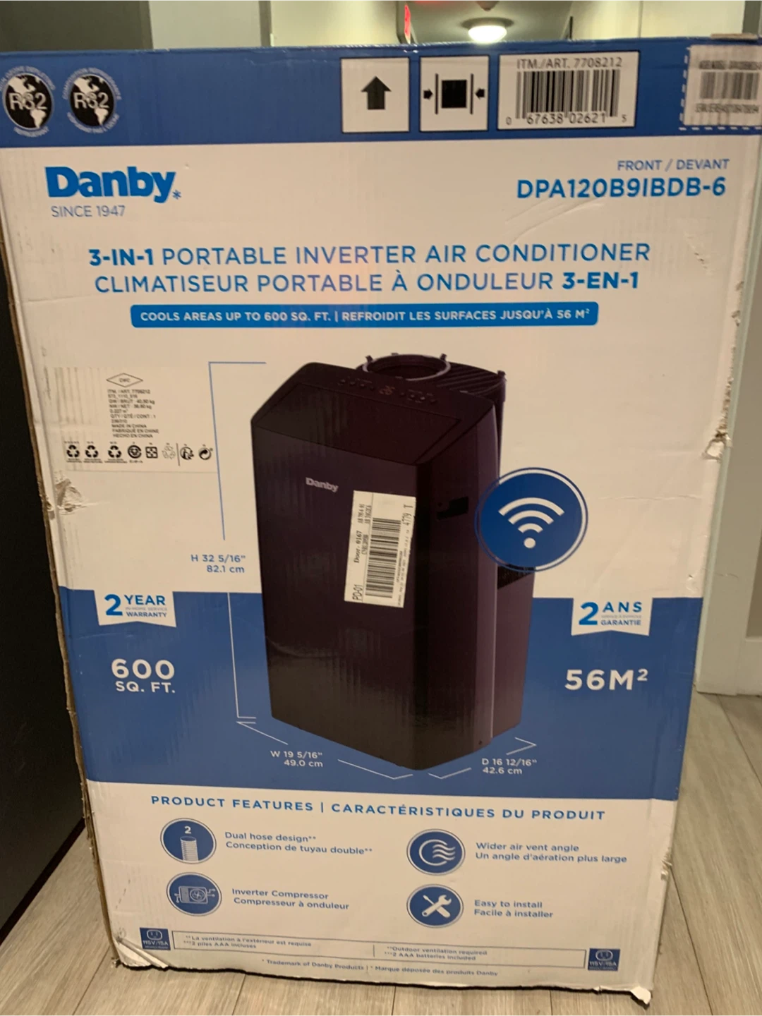 Danby 3-in-1 Portable Inverter Air Conditioner