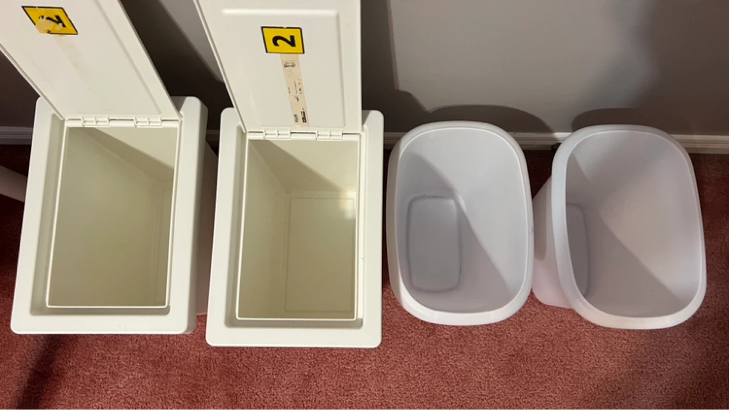IKEA Bins Set (4 Pieces) – Clean Condition - photo 3