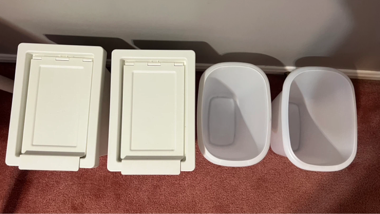 IKEA Bins Set (4 Pieces) – Clean Condition