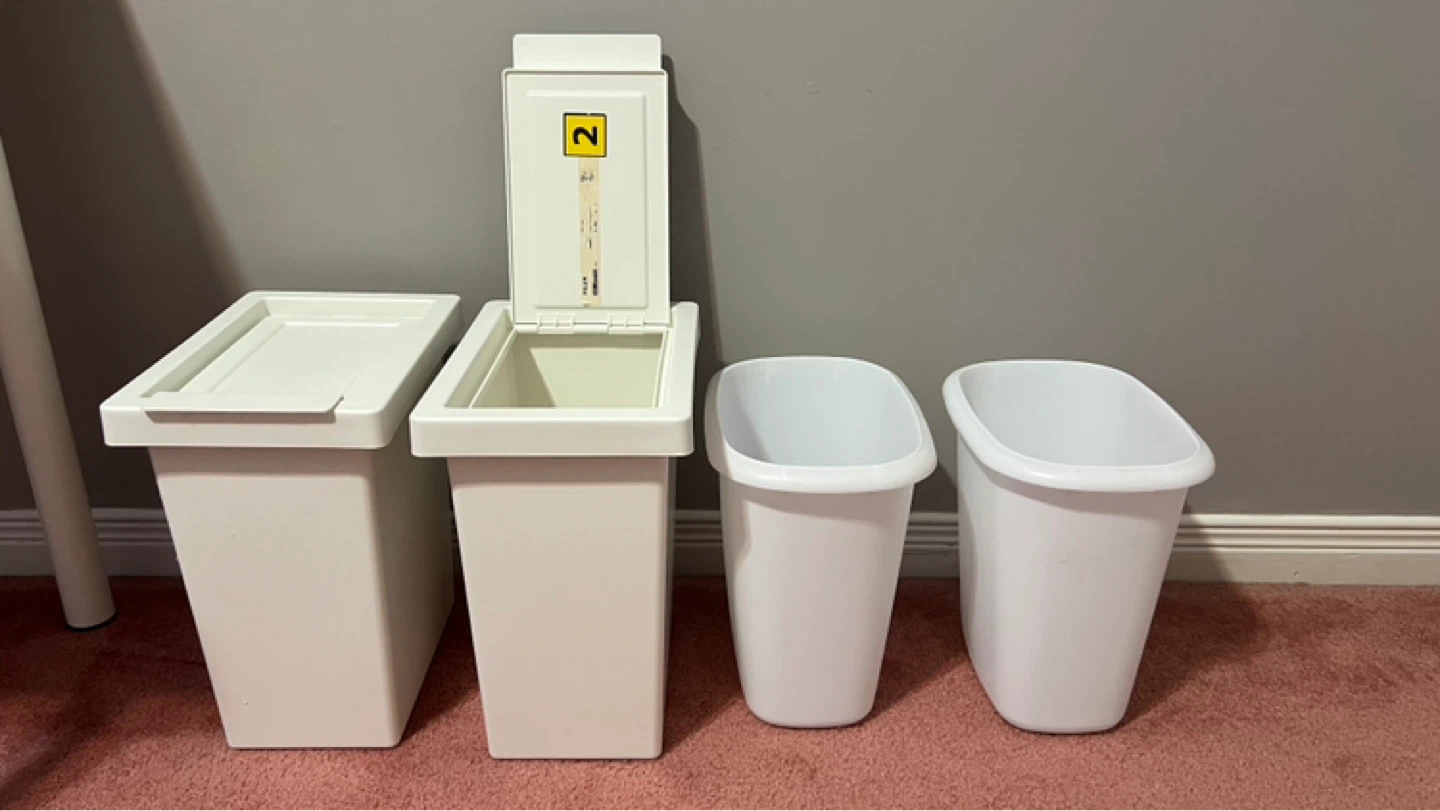 IKEA Bins Set (4 Pieces) – Clean Condition - photo 2