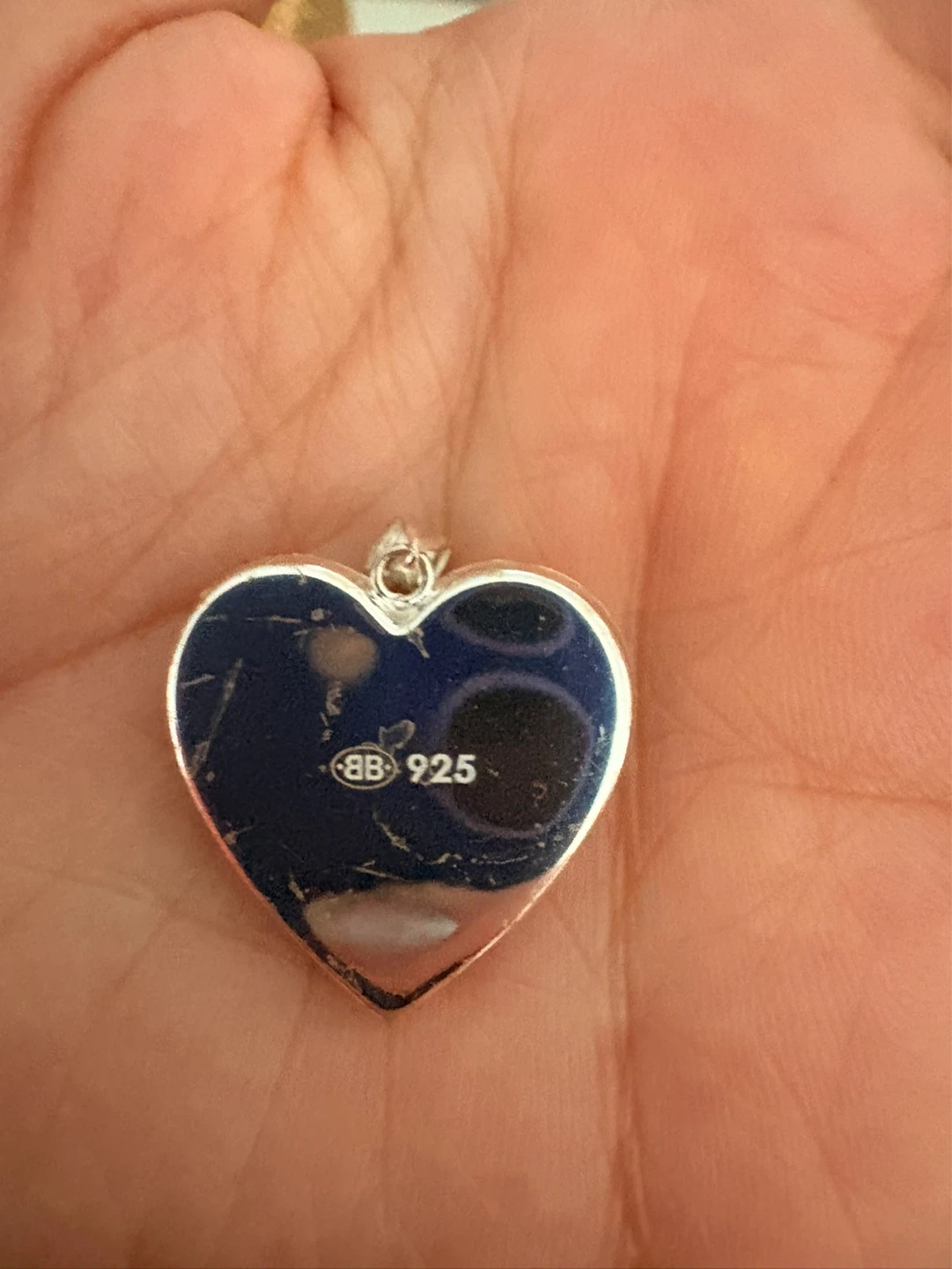 Heart Shaped Pendant Sterling Silver - photo 2