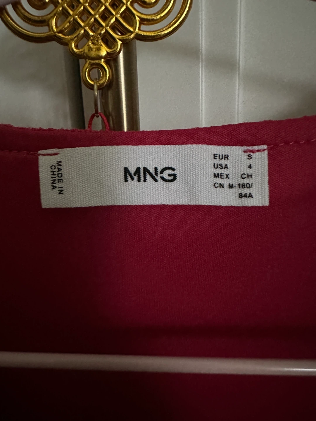 MNG Women's Pink Wrap Dress Size S - photo 2