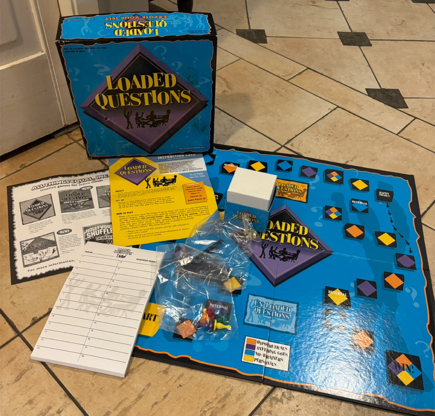 Loaded Questions Board Game - photo 5