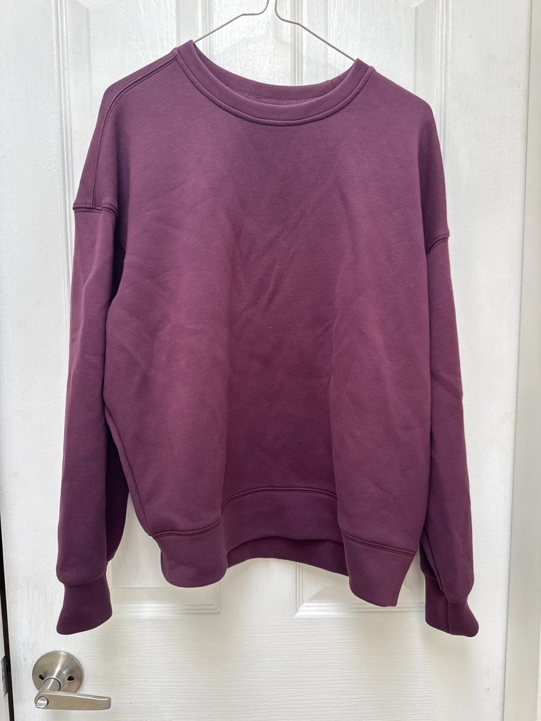 Women's Burgundy Sweatshirt size large