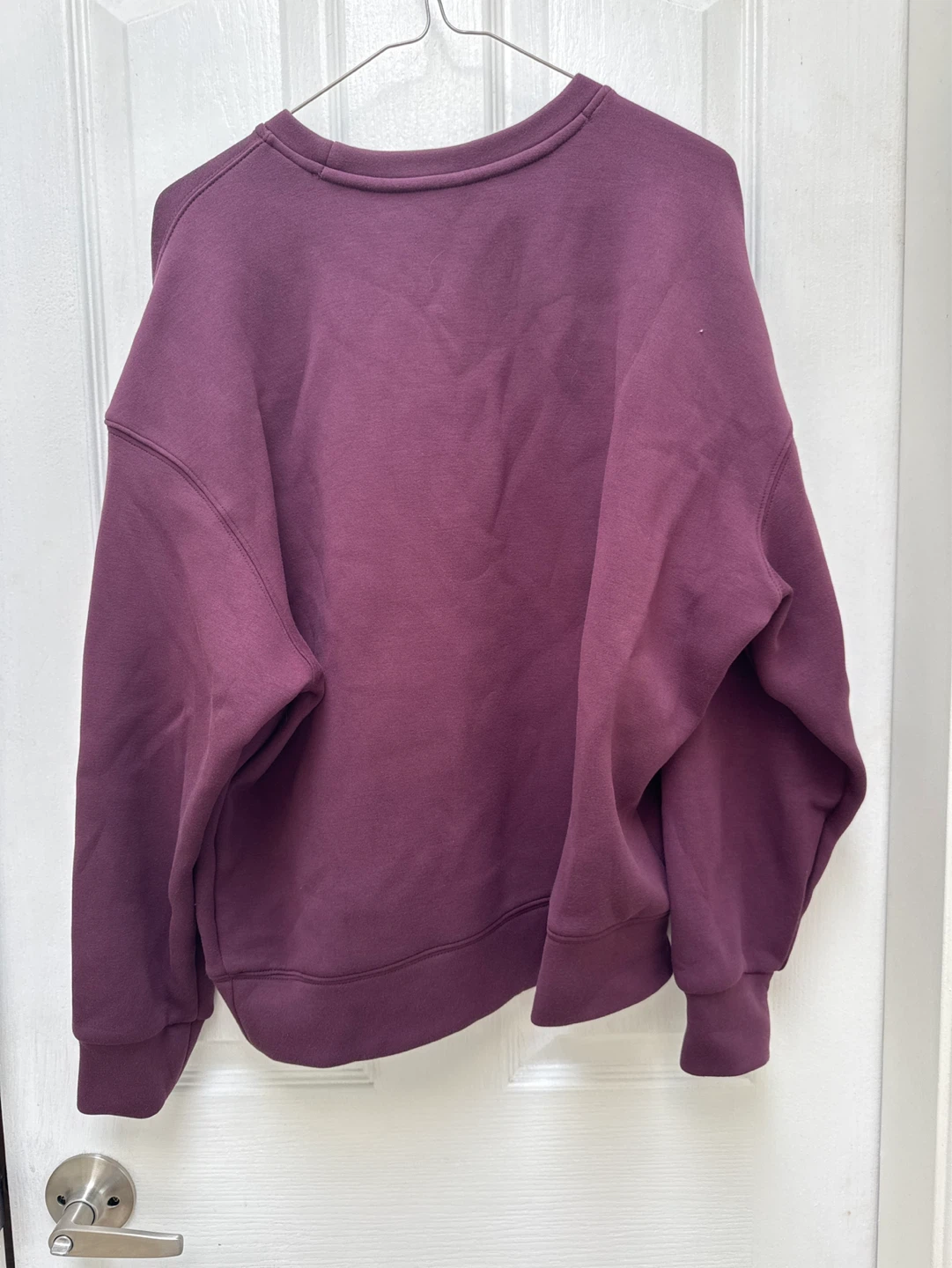 Women's Burgundy Sweatshirt size large - photo 2