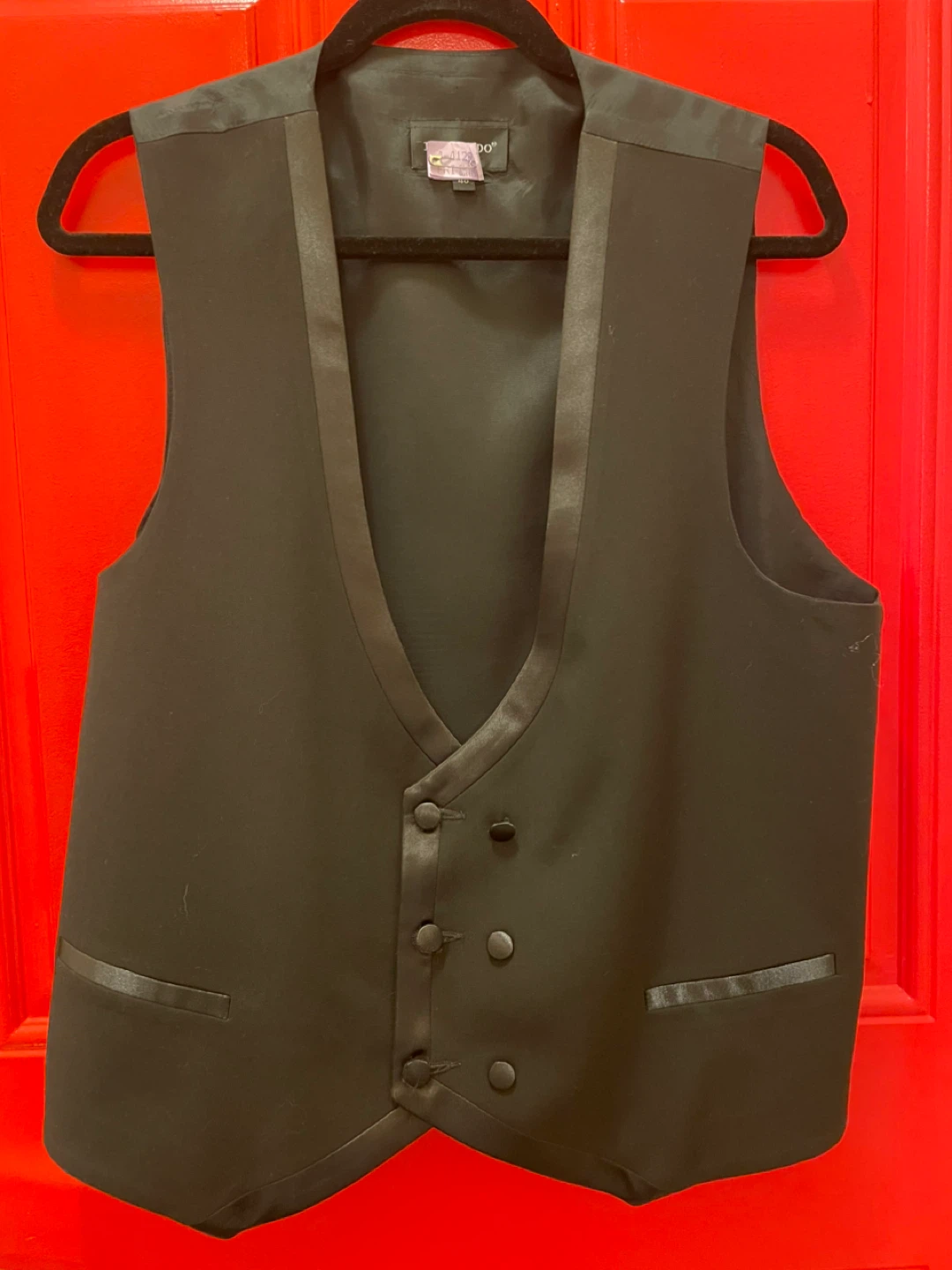 BAGGI (Leonardo) Black Tuxedo Suit … Like New - photo 4