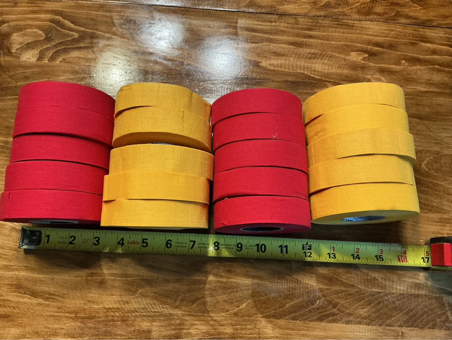 New 10 Rolls of Red & 10 Rolls of Yellow Sports Hockey Tape - photo 4