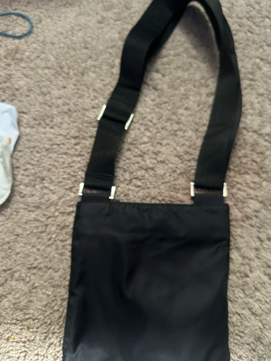 Prada Milano Black Nylon Messenger Bag - photo 3