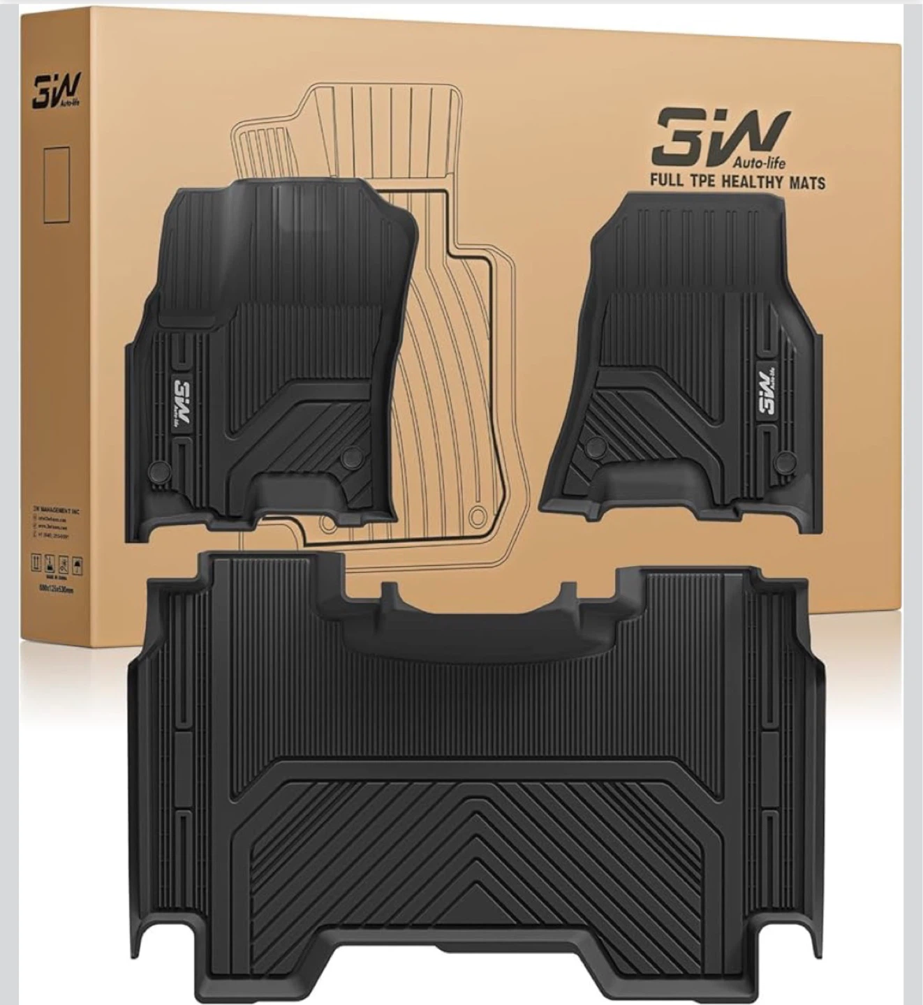 3W Full TPE Healthy Mats for Dodge Ram 1500 2025-2026