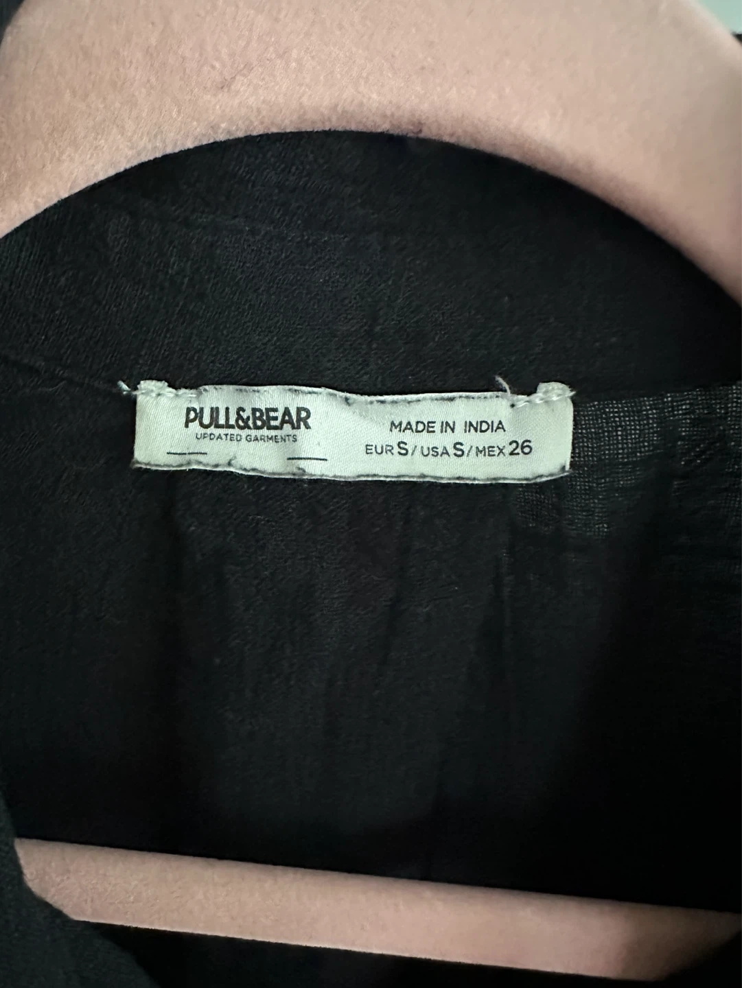 Pull & Bear Black Cotton Shirt - Size S - photo 3
