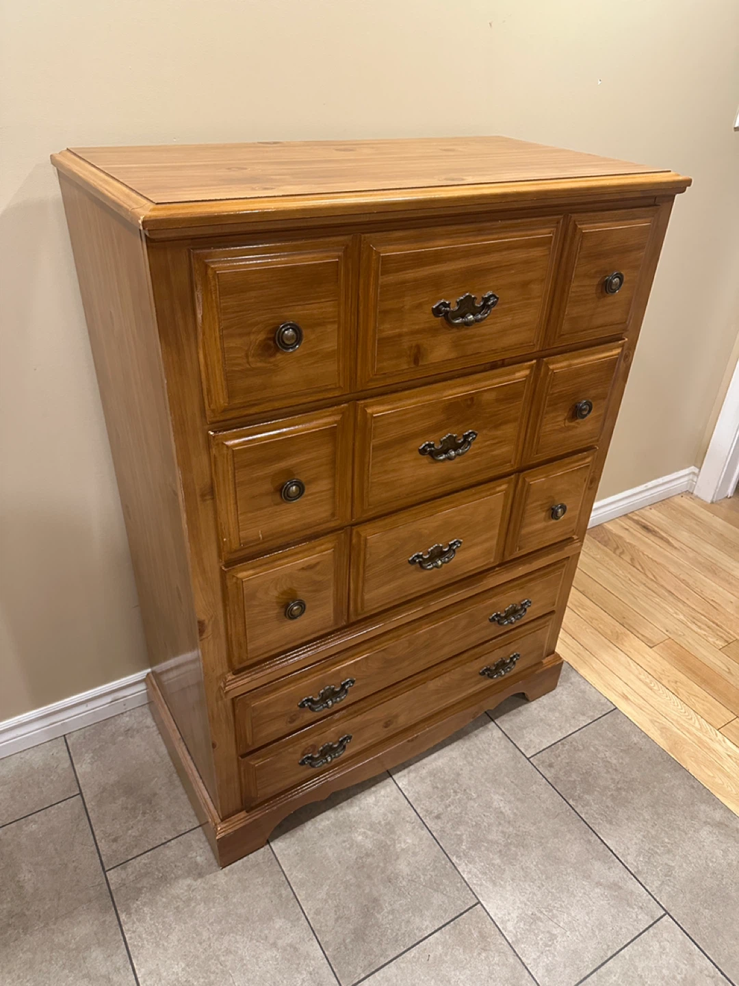 Ideal Furniture Solid Wood Tall Dresser (CAN DELIVER) - photo 3