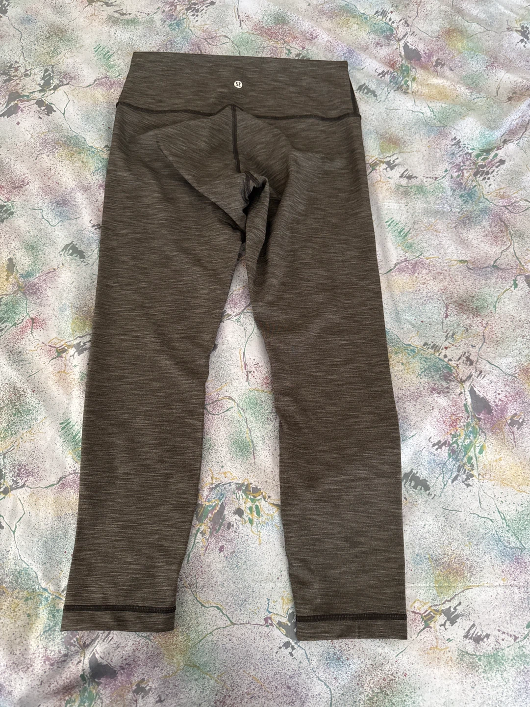 Lululemon Grey Heathered Leggings Size 10 - photo 2
