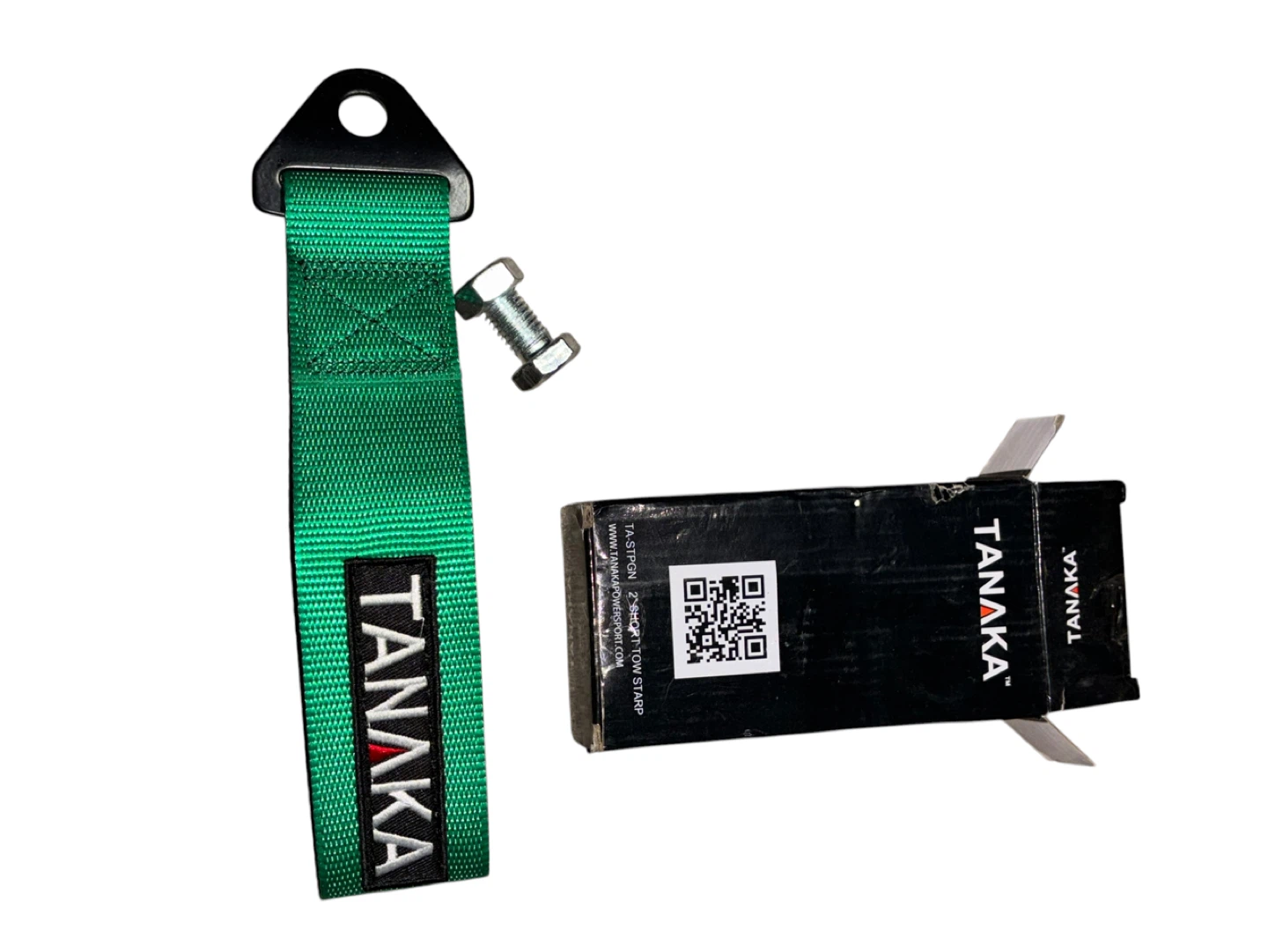 Tanaka Racing Tow Strap Hook Kit - Green - photo 2